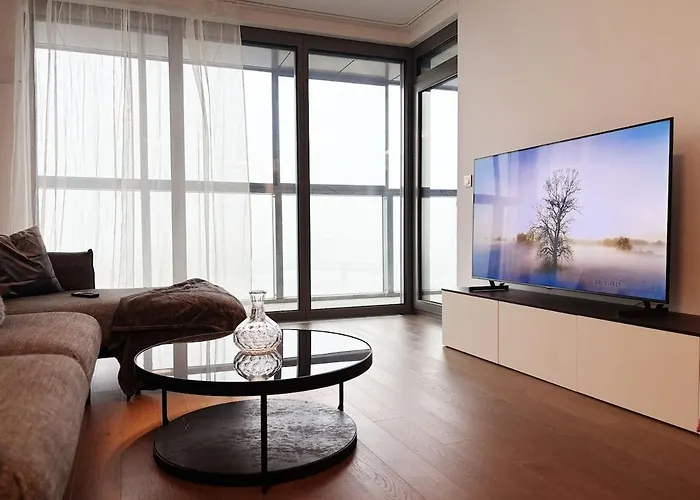 アパート Skyluxe Loft Eurovea Tower Free Parking *